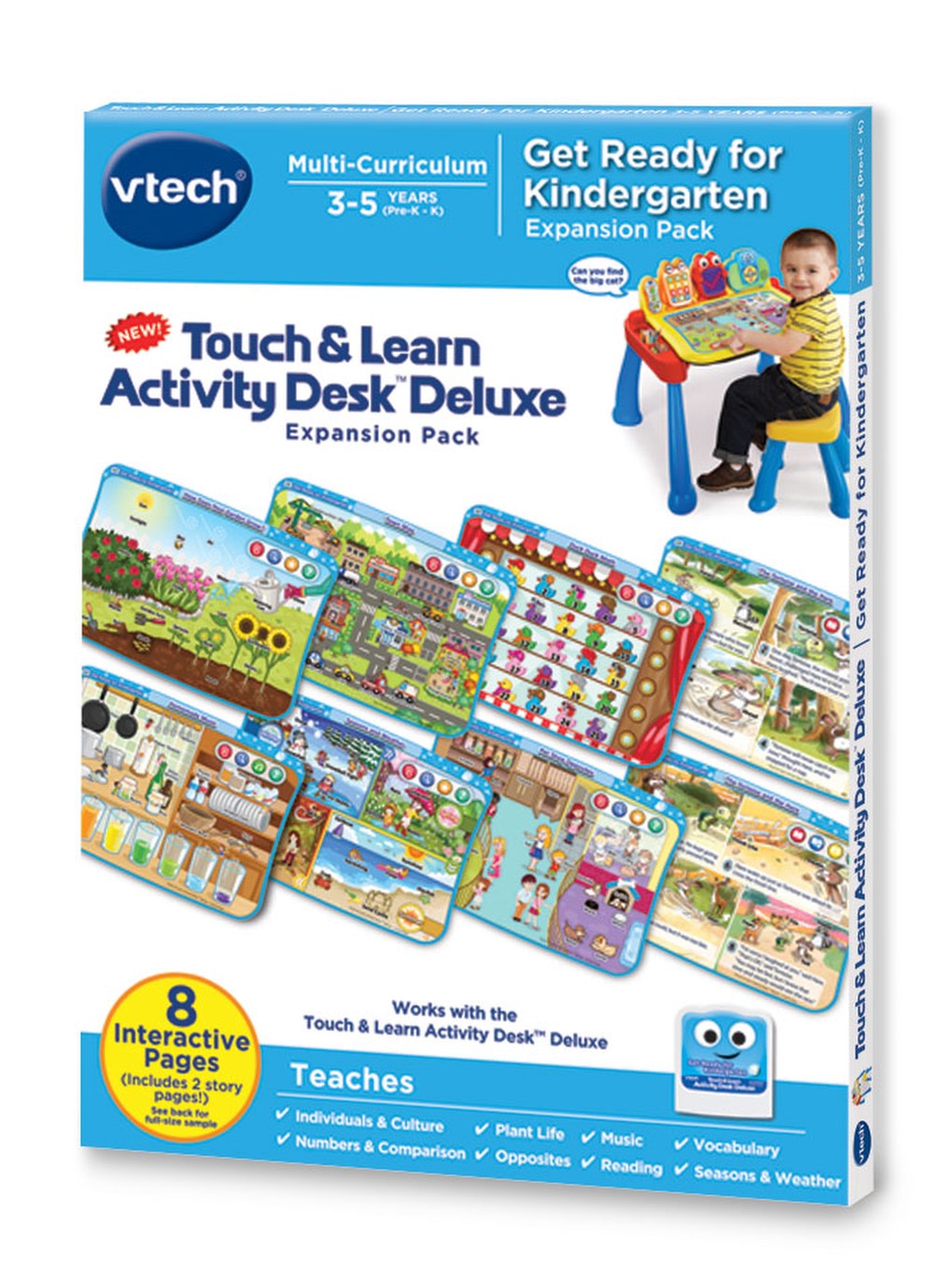 vtech touch & learn activity desk deluxe expansion pack