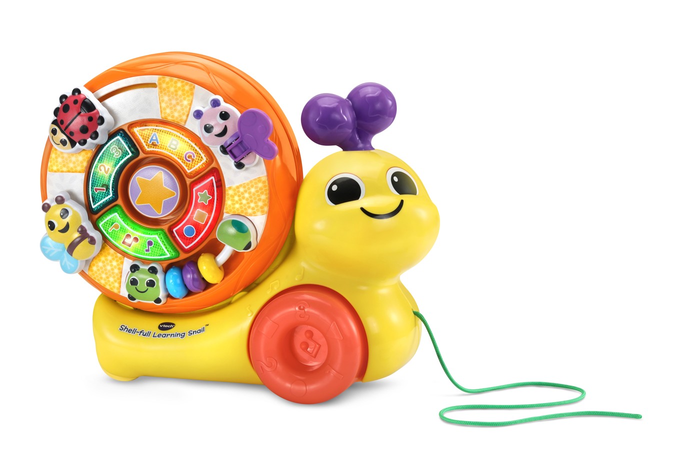 VTech Shell-Full Learning Snail Pull-Along Shape Sorter Toy