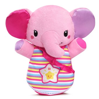 vtech soothing snoozing elephant pink