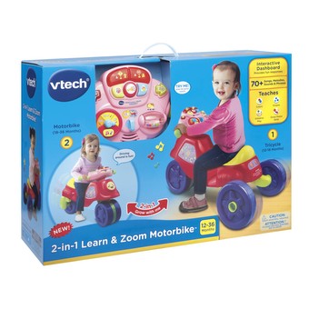 vtech 2 in 1 trike to bike pink