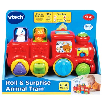 roll & surprise animal train