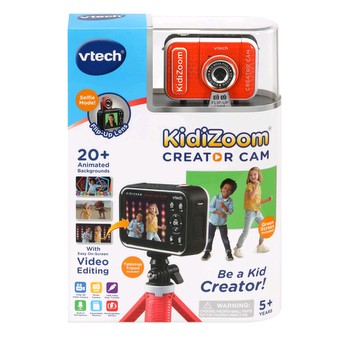 VTech KidiZoom Creator Cam HD Video Kids' Digital Camera, Green Screen