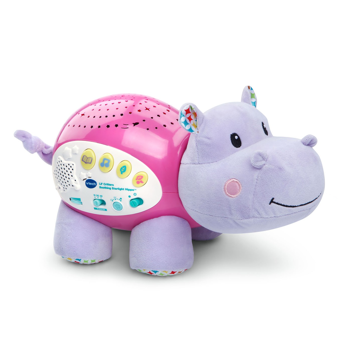 0 - 2 years VTech Baby Lil' Critters Soothing Starlight Hippo, Blue