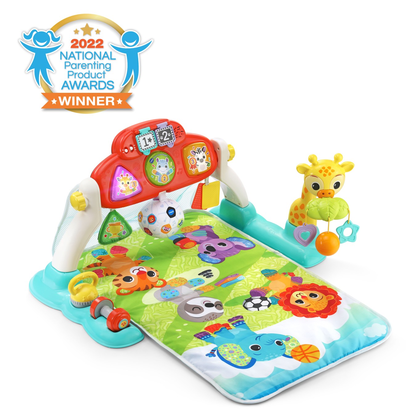 Comprar Washable Tummy Time Mat, Baby Play Gym with 6 Featured Toys and 12  Milestone Cards, Baby Gym for Infant & Toddler, Deluxe Larger Baby Play  Mat, Baby Play Mats for Floor