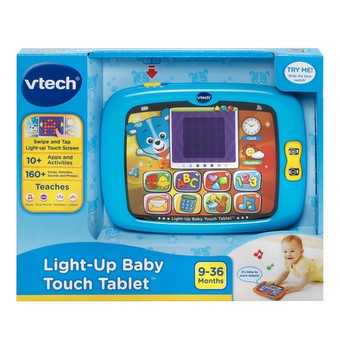 VTech Light-Up Baby Touch Tablet, Learning Toy for Baby, Pink 