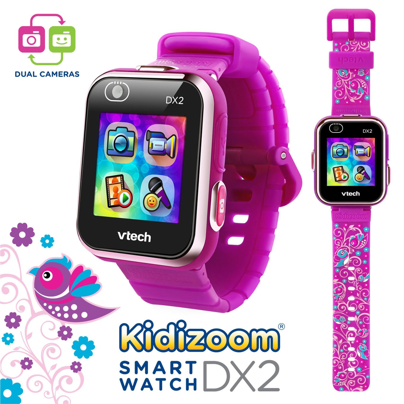vtech smartwatch dx2 pink