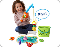 VTech® Jiggle & Giggle Fishing Set™ Learning Toy With 7 Sea Creatures