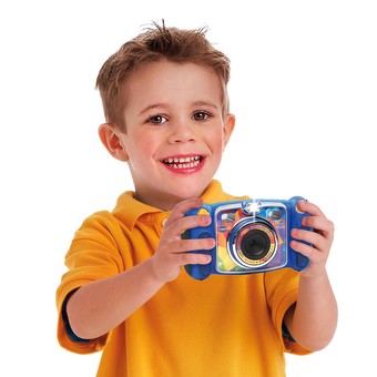 VTech KidiZoom Duo DX 5.0-Megapixel Digital Camera Blue 80-520000 - Best Buy