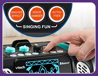 Super Sound Karaoke, Bring the party wherever you go with the Super Sound  Karaoke, featuring Bluetooth®, voice effects, a microphone and more! 🔊 🎤  🎵, By VTech Toys UK