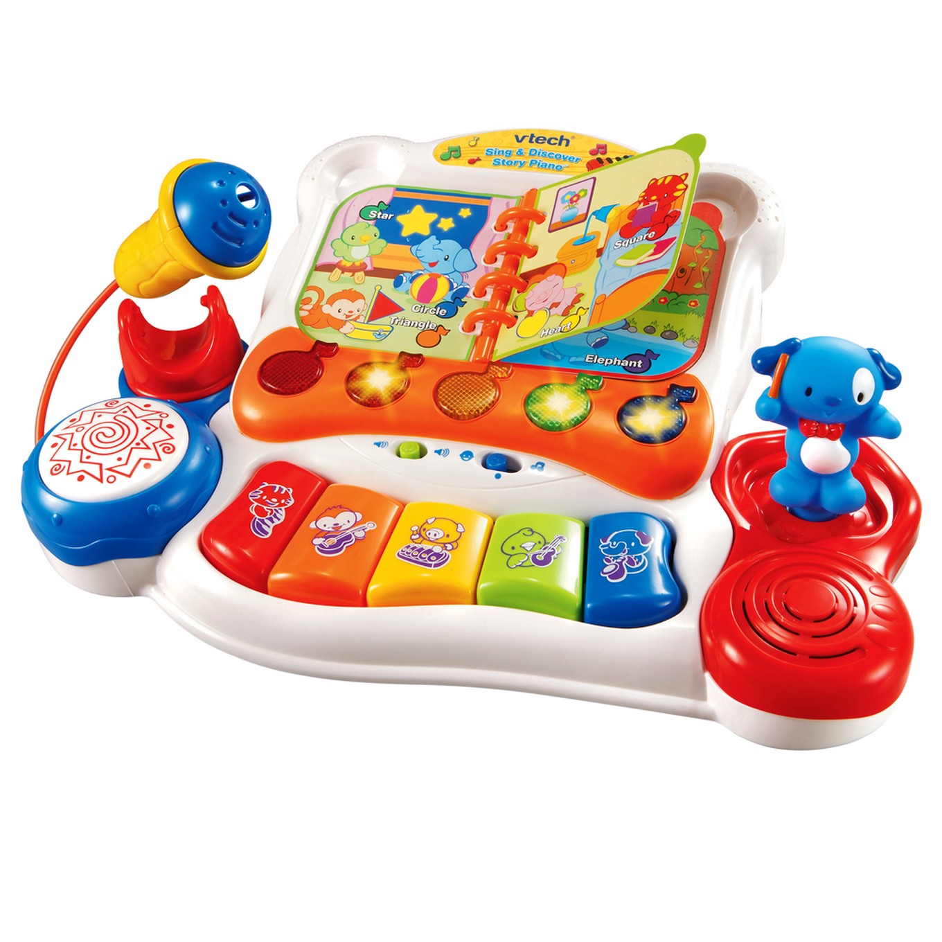 vtech piano and microphone