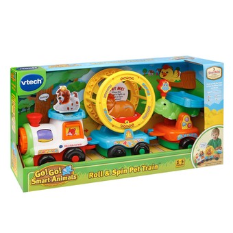 vtech roll and spin pet train