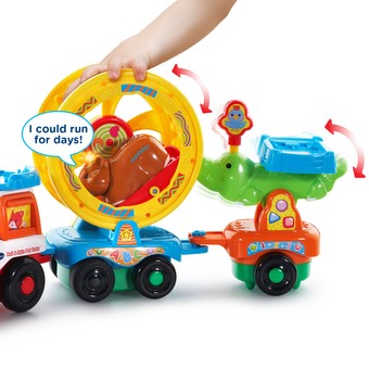 vtech roll and spin pet train