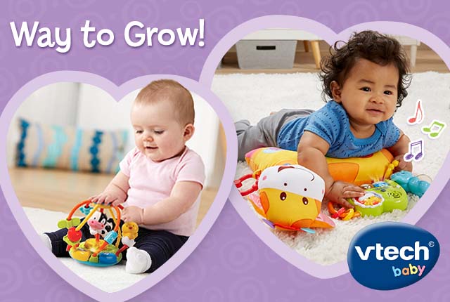 VTech Baby® Bopping & Cruising Baby Driver™: Interactive Infant Playtime