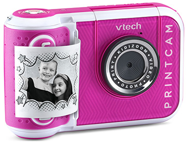 Bundle of VTech KidiZoom PrintCam (Red), Digital Camera for Children with  Built-In Printer + VTech KidiZoom PrintCam Thermal Printing Paper for Print
