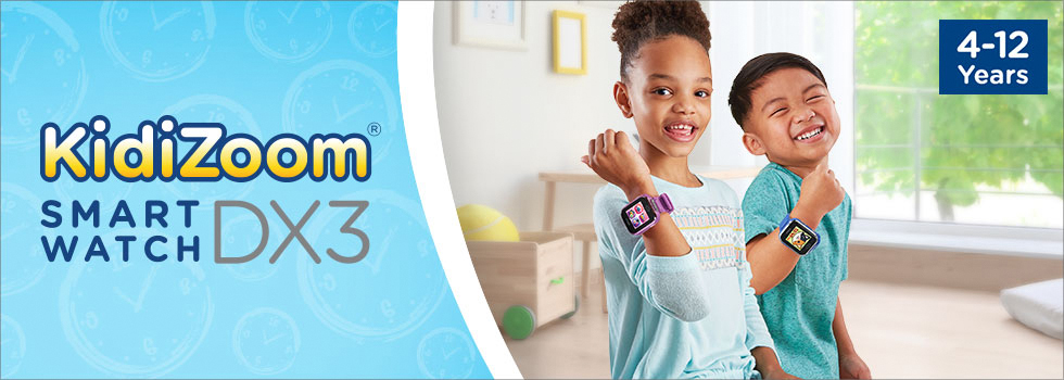 Vtech Kidizoom DX3 Coolest Smartwatch For Kids Touch Screen Smart Watch -  Black
