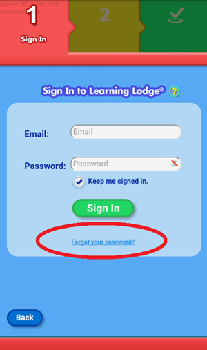 learning lodge vtech change email